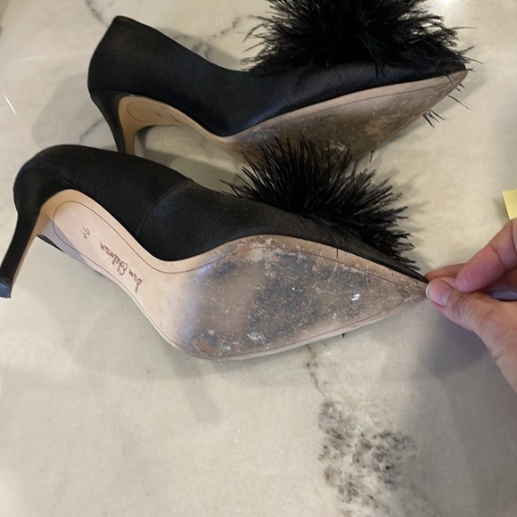Sam Edelman feather poof heels - Picture 2 of 2